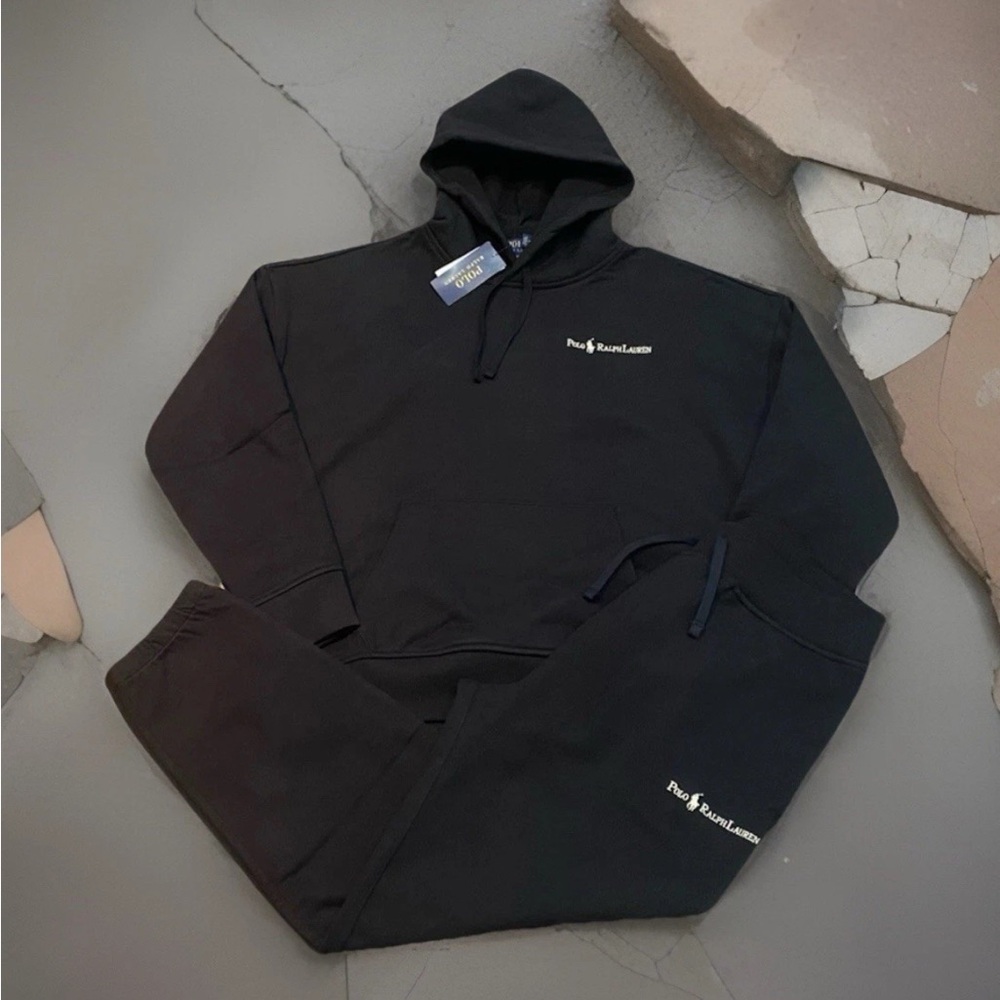 Polo Ralph Lauren Logo Fleece Sweatsuit Jogging Suit Tracksuit